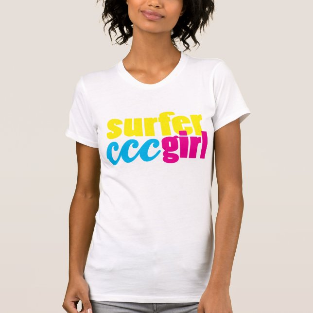 Le T-shirt des femmes chaudes de couleurs de (Devant)