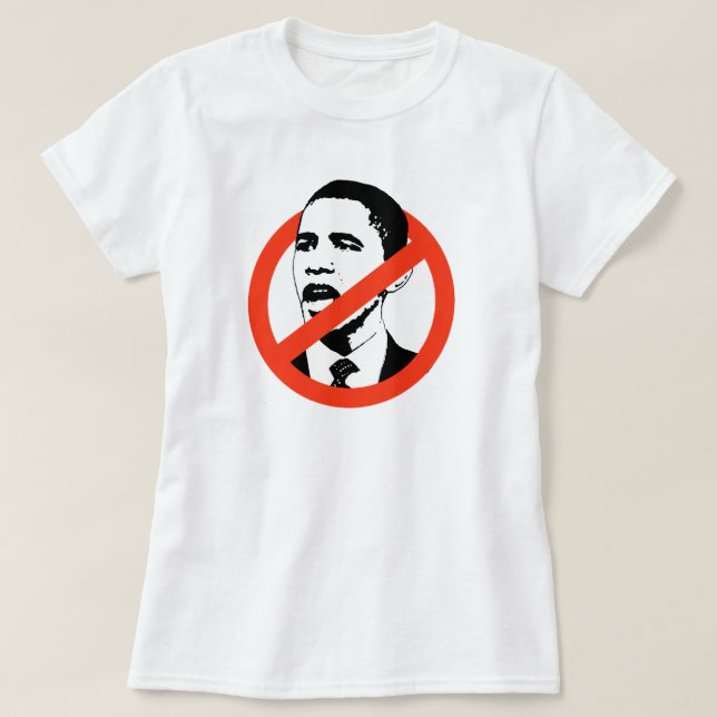 LE T-SHIRT DES FEMMES D'ANTI-OBAMA (Design devant)