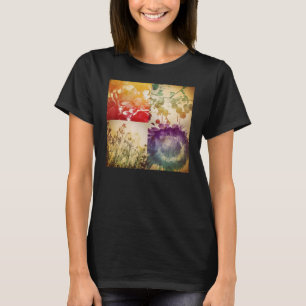 Le T-shirt des femmes d'aquarelle de nature