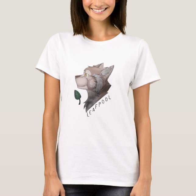 Le T-shirt des femmes de chats de guerrier de (Devant)