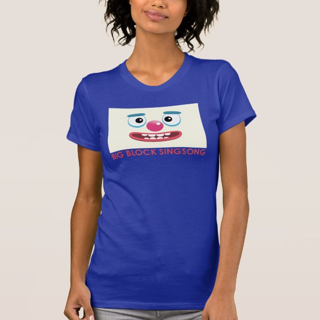 Le T-shirt des femmes de clown de BBSS (Devant)
