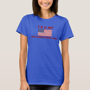 Le T-shirt des femmes de Donald Trump avec le
