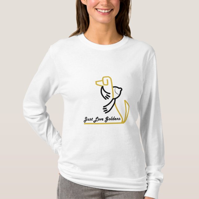 Le T-shirt des femmes de golden retriever, nano de (Devant)
