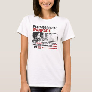 Le T-shirt des femmes de guerre psychologique