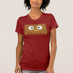Le T-shirt des femmes de hibou de BBSS