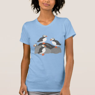 Le T-shirt des femmes de macareux