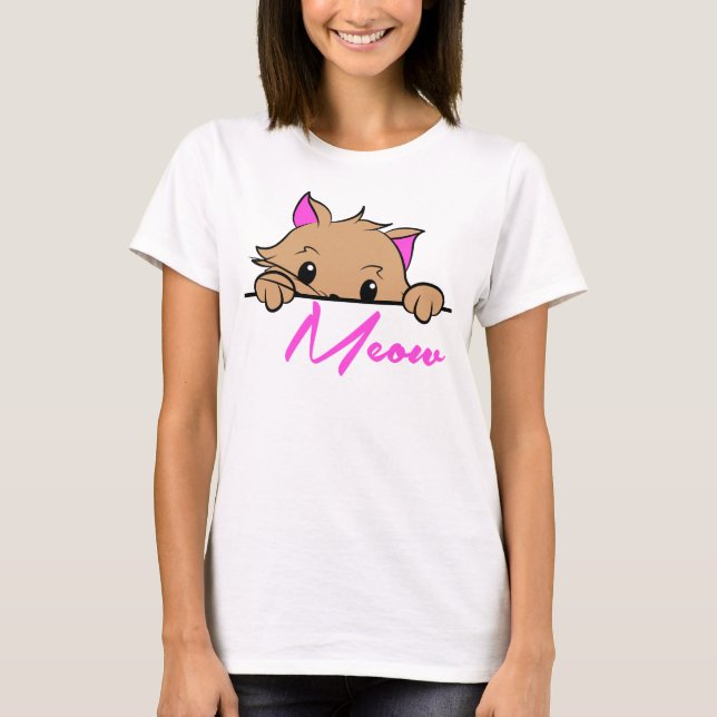 Le T-shirt des femmes de Meow (Devant)