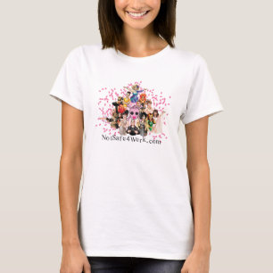 le T-shirt des femmes de NotSafe4Werk.com