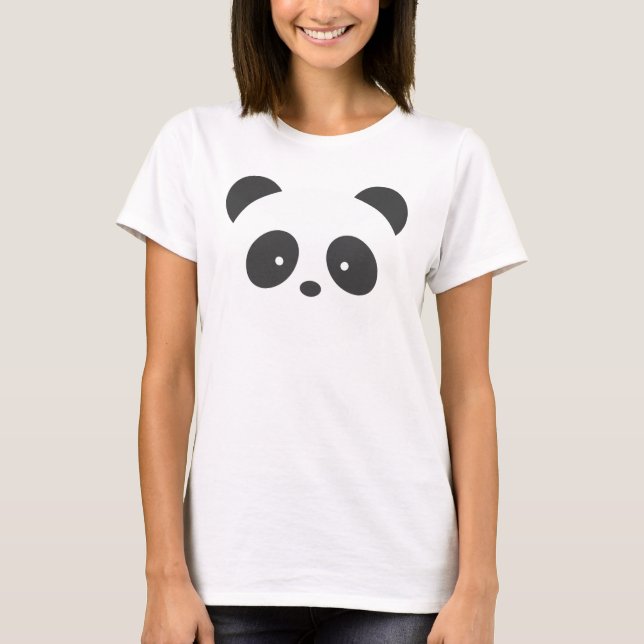 Le T-shirt des femmes de panda (Devant)