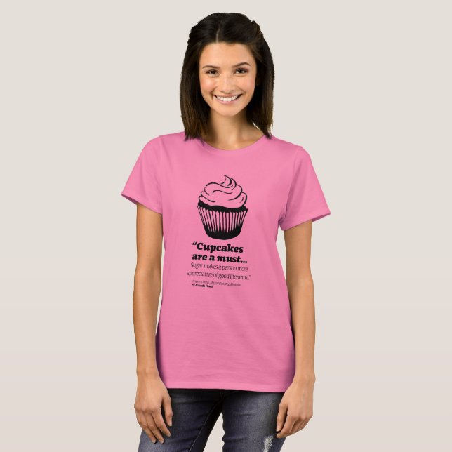 Le T-shirt des femmes de petit gâteau de (Devant entier)