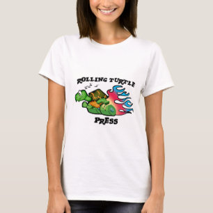 Le T-shirt des femmes de presse de tortue de