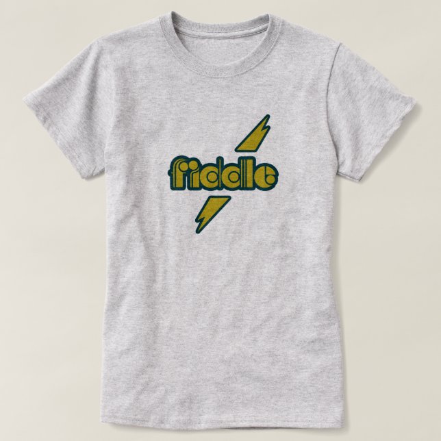 Le T-shirt des femmes de puissance de violon (Design devant)