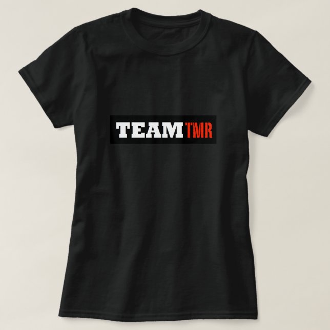 Le T-shirt des femmes de TeamTMR, disponible à 3X (Design devant)