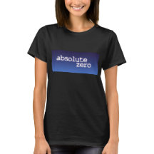 le T-shirt des femmes de zéro absolu