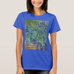Le T-shirt des femmes d'iris de Vincent van Gogh