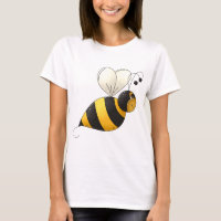 Le T-shirt des femmes dodues d'abeille