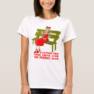 LE T-SHIRT DES FEMMES DRÔLES, AMOUR DE ATTENTE