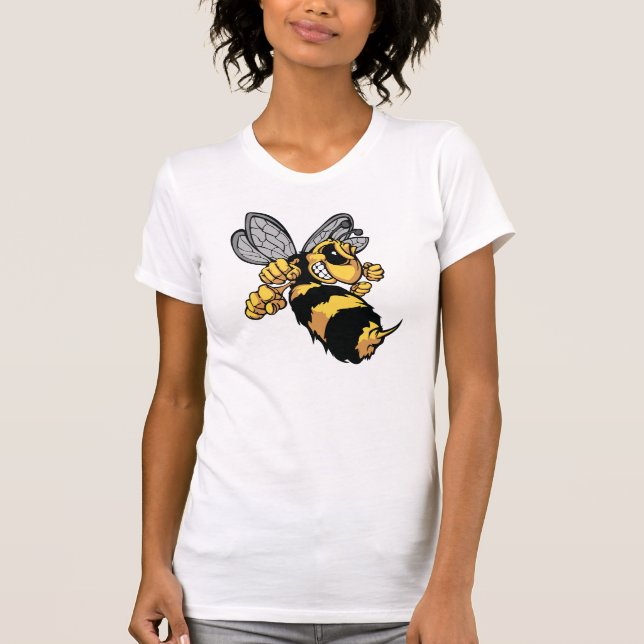 Le T-shirt des femmes très fâchées d'abeille (Devant)