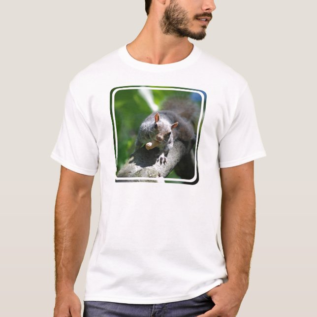 Le T-shirt des hommes à noix d'écureuil (Devant)