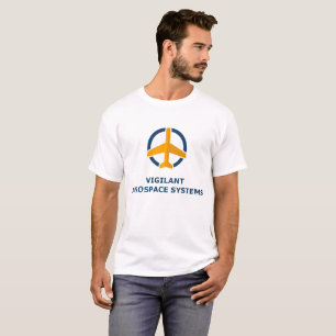 Le T-shirt des hommes aérospatiaux vigilants
