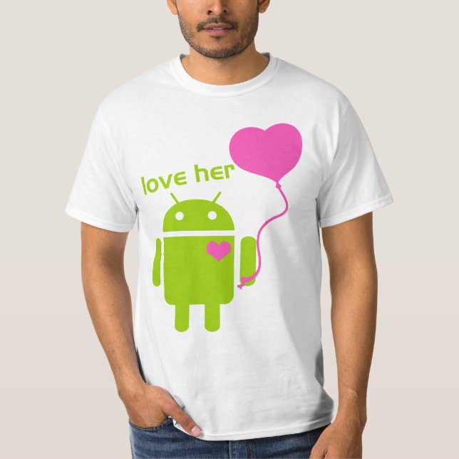 Le T-shirt des hommes androïdes (Devant)