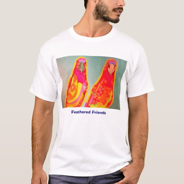 Le T-shirt des hommes avec les amis faits varier (Devant)