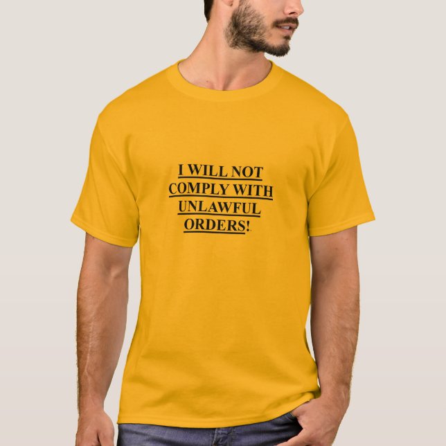 Le T-shirt des hommes avec MOI PAS SE (Devant)