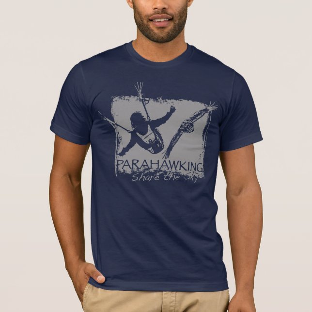 Le T-shirt des hommes - bleu (Devant)