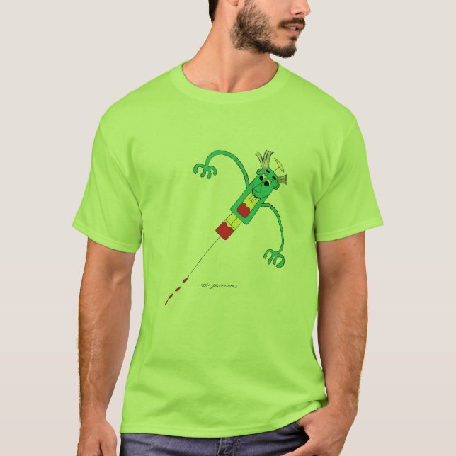 Le T-shirt des hommes - customisé (Devant)