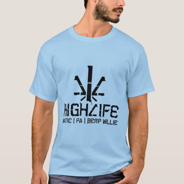 Le T-shirt des hommes - customisé (Devant)
