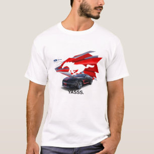 Le T-shirt des hommes d'adaptateur de mustang