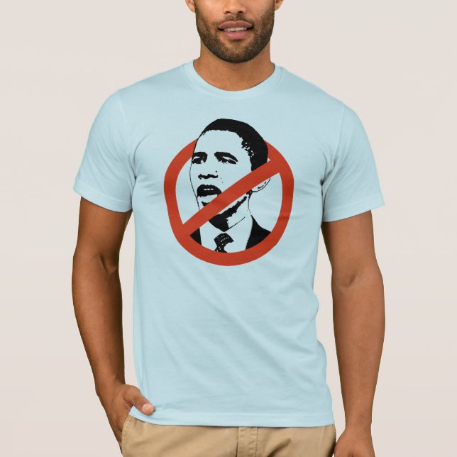 LE T-SHIRT DES HOMMES D'ANTI-OBAMA (Devant)