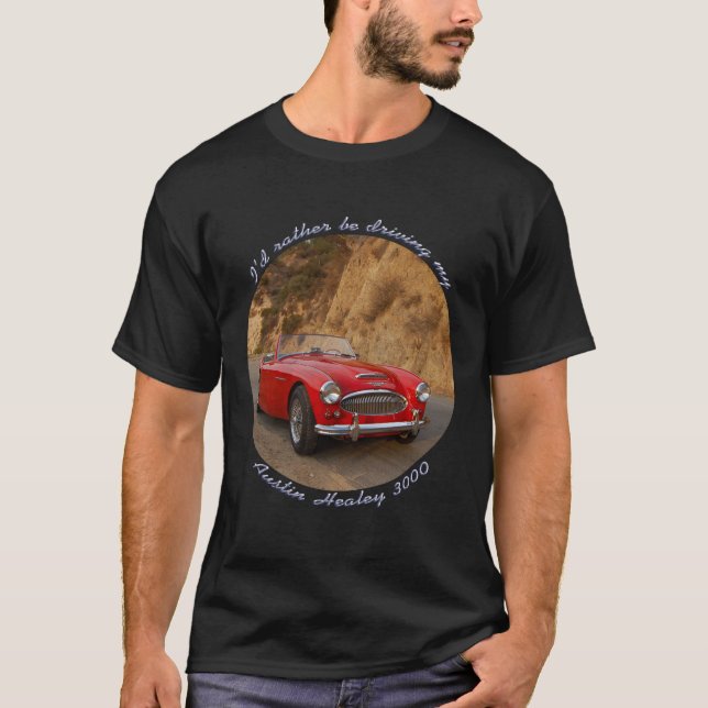 Le T-shirt des hommes d'Austin Healey 3000 (Devant)