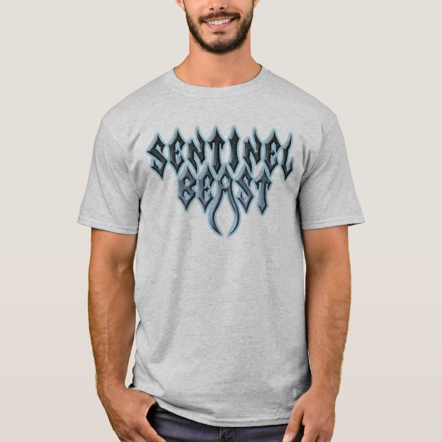 Le T-shirt des hommes de bête de sentinelle (Devant)