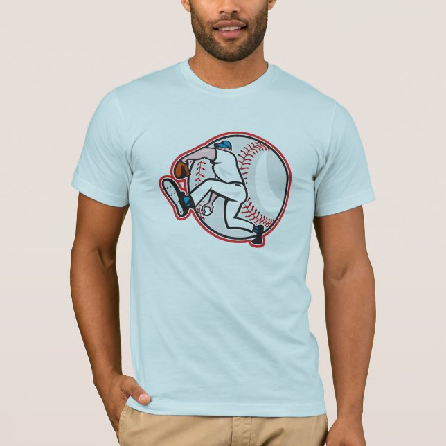 Le T-shirt des hommes de broc de base-ball (Devant)