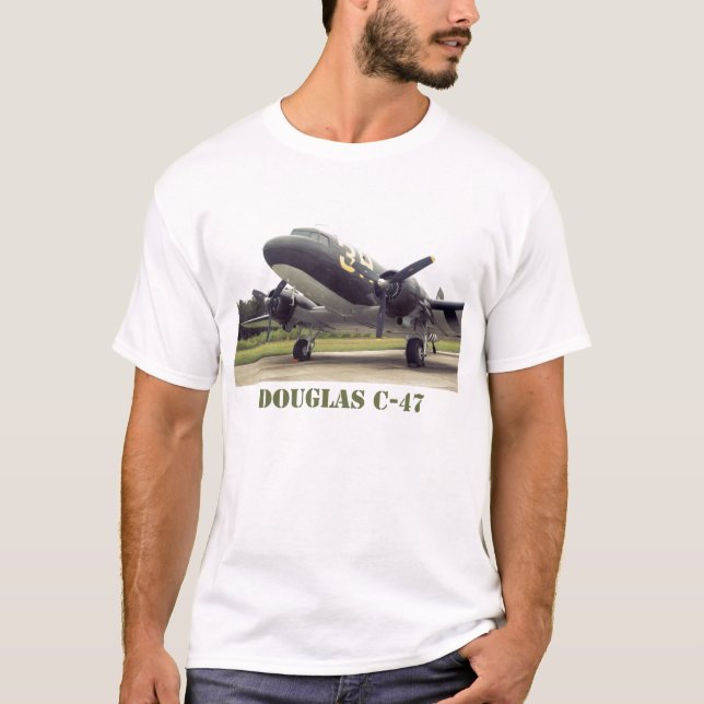 Le T-shirt des hommes de C-47 de Douglas (Devant)