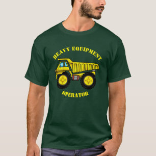 Le T-shirt des hommes de camion à benne basculant