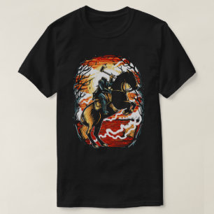 Le T-shirt des hommes de cavalier sans tête