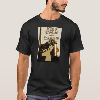 Le T-shirt des hommes de cerfs communs de Carrie