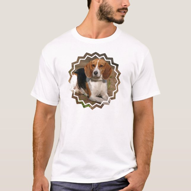 Le T-shirt des hommes de chien de beagle (Devant)