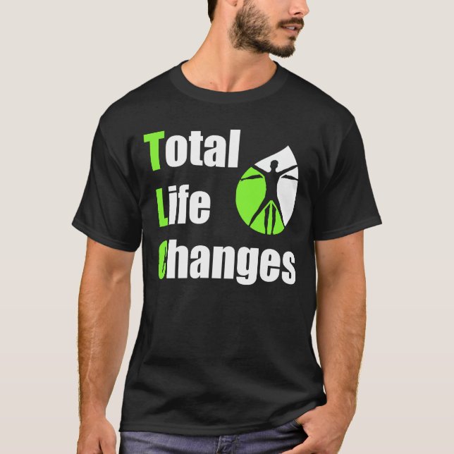 Le T-shirt des hommes de chromatographie sur (Devant)