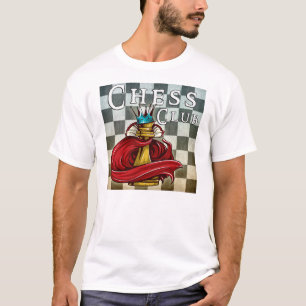 Le T-shirt des hommes de club d'échecs