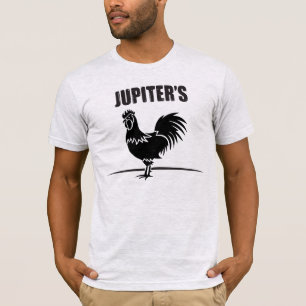 Le T-shirt des hommes de coq de Jupiters…