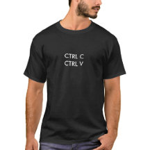 Le T-shirt des hommes de CTRL C CTRL V (copie et