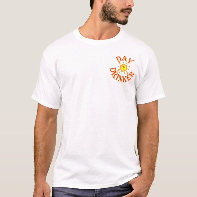 Le T-shirt des hommes de DayDrinker (Devant)