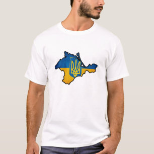 Le T-shirt des hommes de la Crimée d'Ukrainien