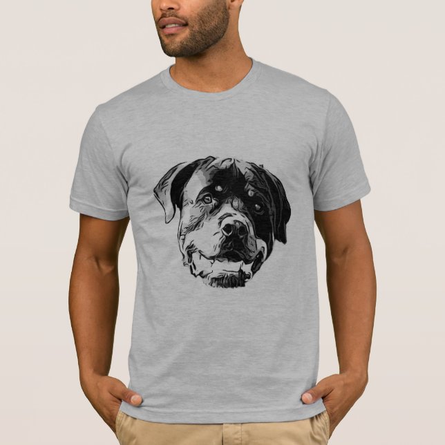 Le T-shirt des hommes de la Rottweiler (Devant)