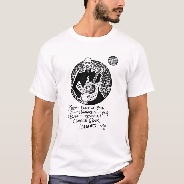 Le T-shirt des hommes de "légende de guitare" de (Devant)