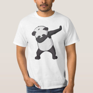 Le T-shirt des hommes de limande de panda