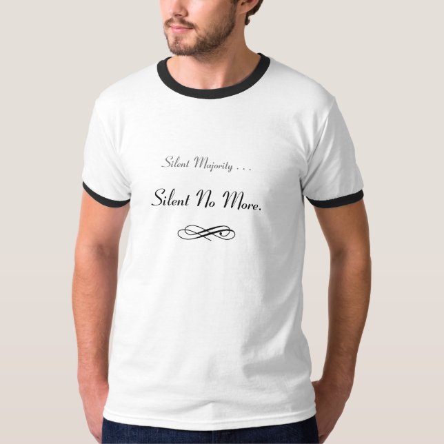 Le T-shirt des hommes de majorité silencieuse (Devant)